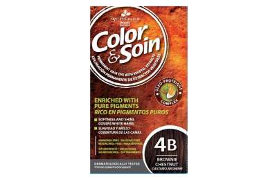 Color & Soin barva a péče 4B kaštanově hnědá 135 ml